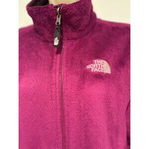 The North Face Pink Fleece Jacket Women’s M Full Zip Osito Style Gorpcore Y2K